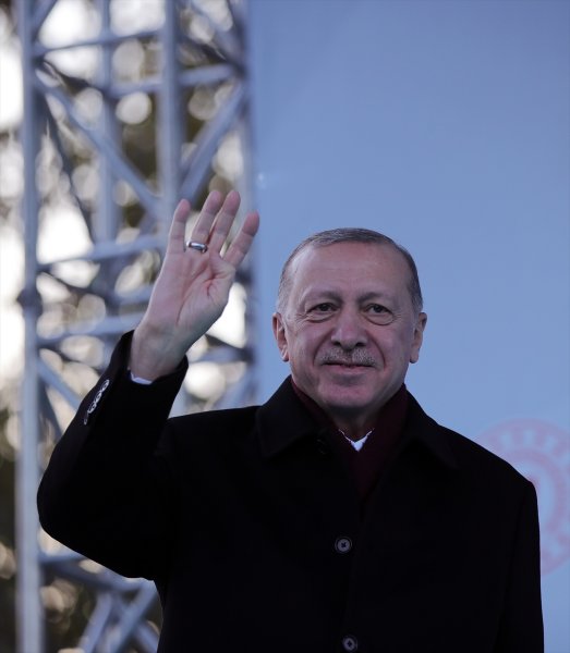 Çanakkale Toplu Açılış Töreni'nde fotoğraflarla Cumhurbaşkanı Erdoğan