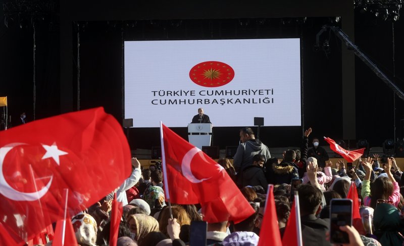Cumhurbaşkanı Erdoğan'ın Yerel Yönetimler Gençlik Festivali’nden kareleri