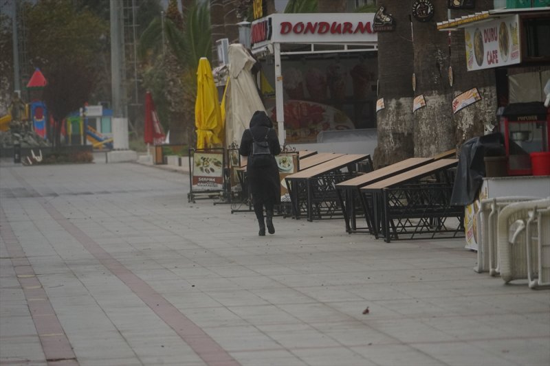 Ülkenin kıyı kesimlerinden lodos manzaraları