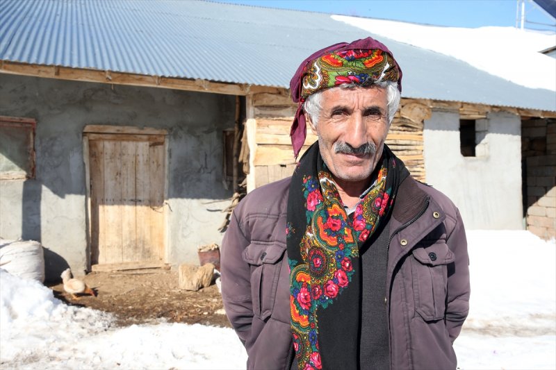 Muş'ta besiciler, yayladaki sürülerini karlı dağları aşarak köylerine ulaştırdı