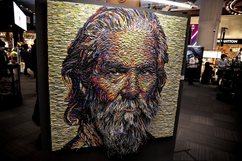 İstanbul Havalimanı'nda toplanan atıklar sanat eseri oldu