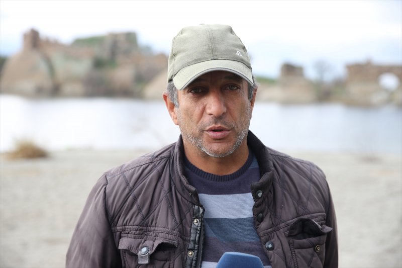 Yağışlar nedeniyle kendine gelen Bafa Gölü'nde bahar manzaraları