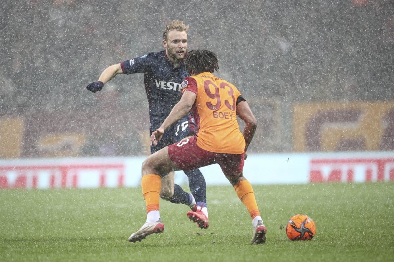 Galatasaray-Trabzonspor maçından kareler