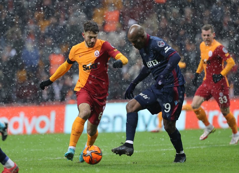 Galatasaray-Trabzonspor maçından kareler