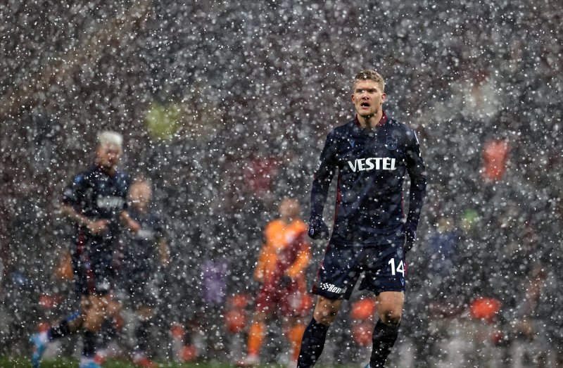 Galatasaray-Trabzonspor maçından kareler
