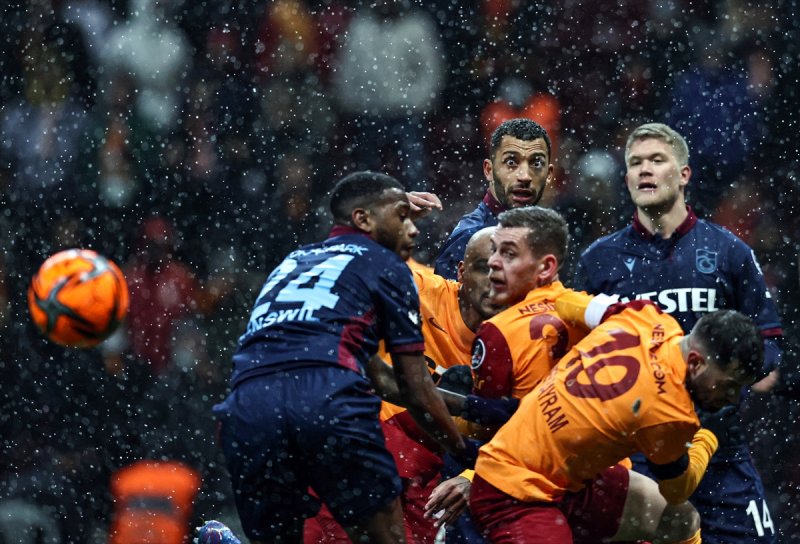 Galatasaray-Trabzonspor maçından kareler