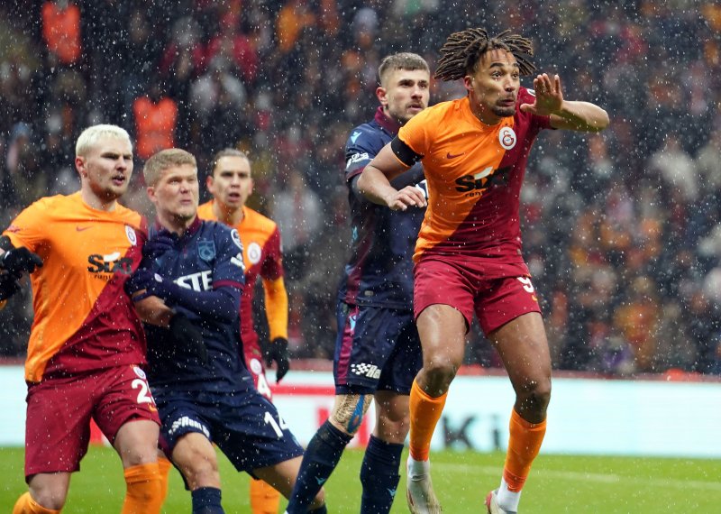 Galatasaray-Trabzonspor maçından kareler