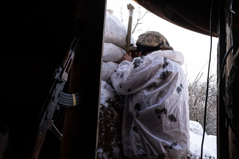 Zolote bölgesindeki Ukrayna askerleri