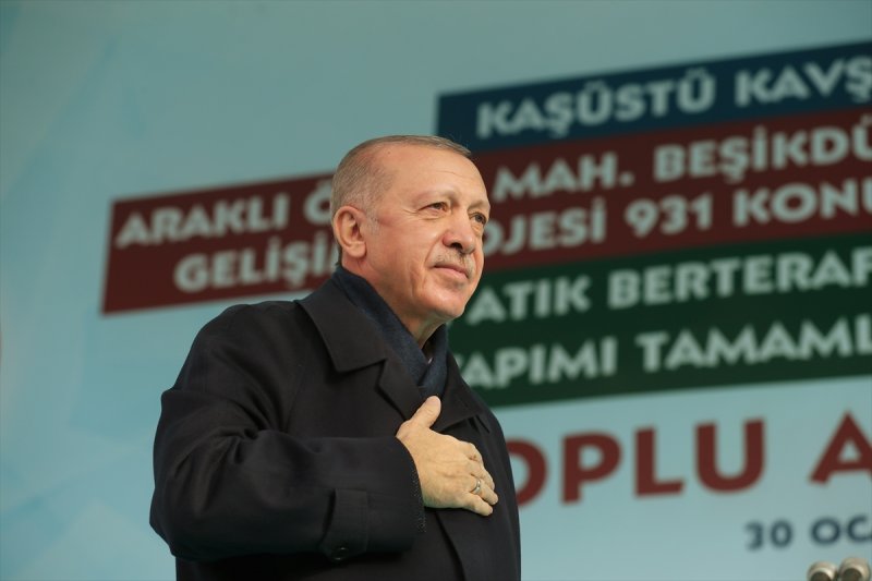 Cumhurbaşkanı Erdoğan Trabzon'da toplu açılış törenine katıldı