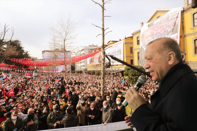 Cumhurbaşkanı Erdoğan Trabzon'da toplu açılış törenine katıldı