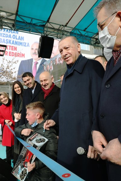 Cumhurbaşkanı Erdoğan Trabzon'da toplu açılış törenine katıldı