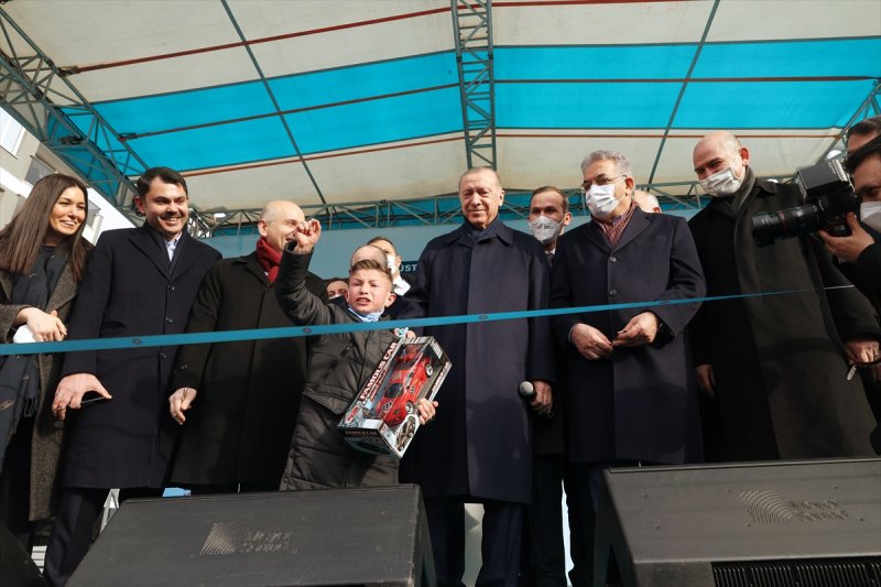 Cumhurbaşkanı Erdoğan Trabzon'da toplu açılış törenine katıldı