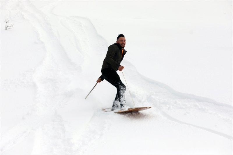 Rize'de lazboard ile kayak keyfi