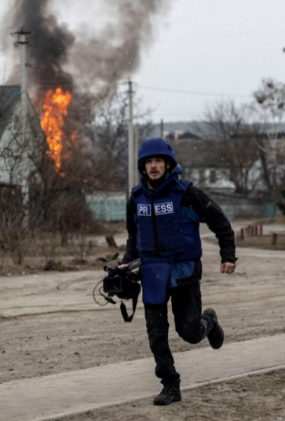 Çatışmaların arasında tahliye edilen Ukraynalıların kareleri