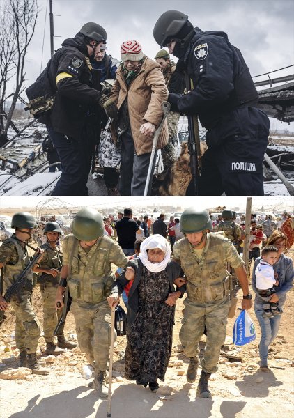 Ukrayna-Rusya savaşında kadraja giren manzaralar değişmedi