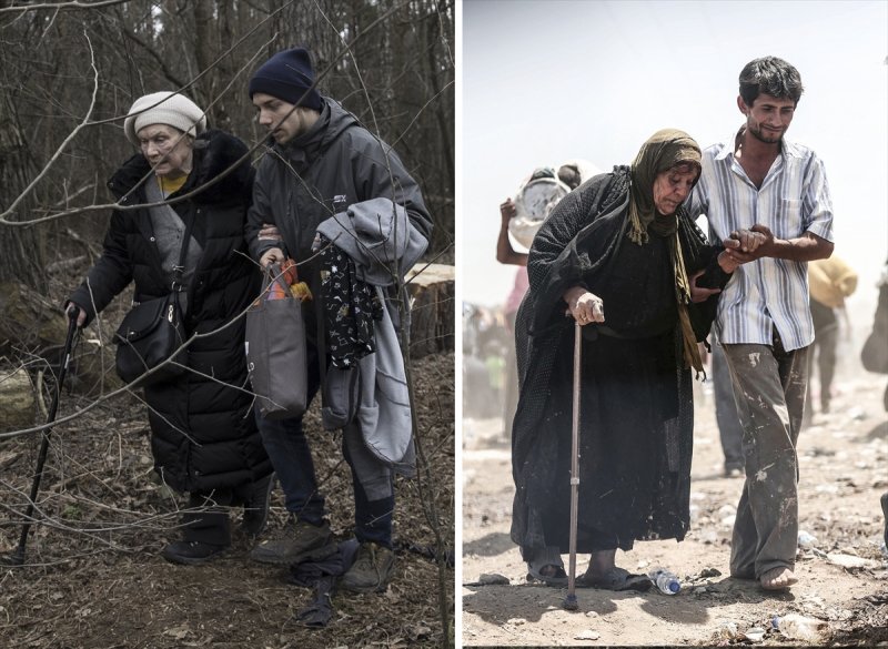 Ukrayna-Rusya savaşında kadraja giren manzaralar değişmedi