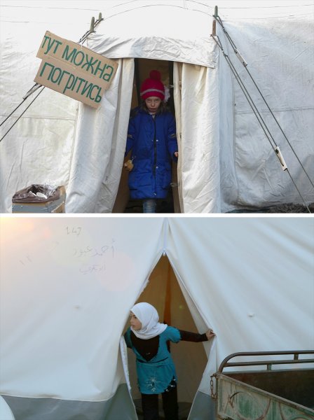 Ukrayna-Rusya savaşında kadraja giren manzaralar değişmedi