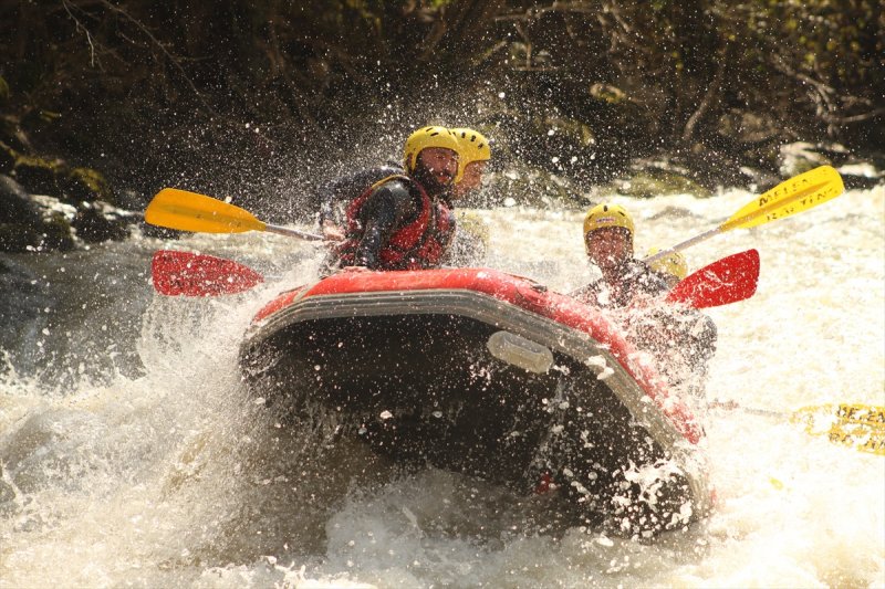 Melen Çayı'nda rafting sezonu başladı