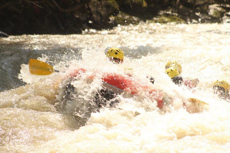 Melen Çayı'nda rafting sezonu başladı
