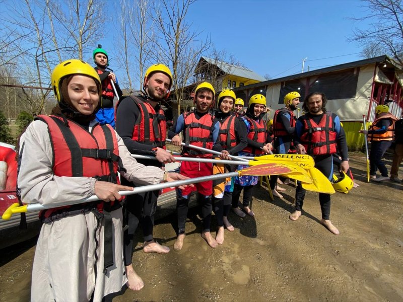 Melen Çayı'nda rafting sezonu başladı