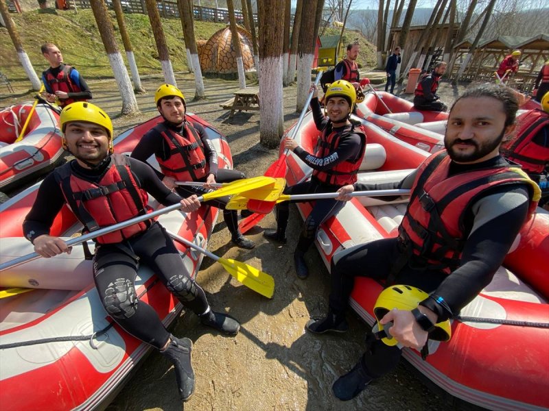 Melen Çayı'nda rafting sezonu başladı
