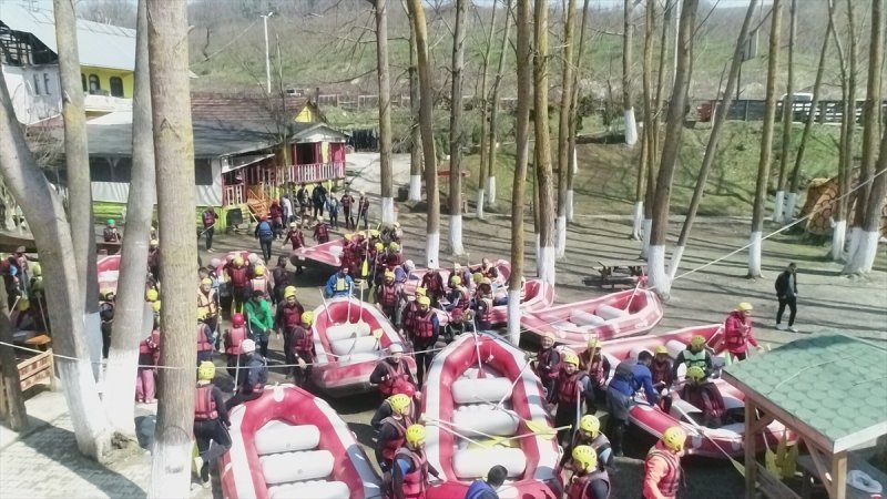 Melen Çayı'nda rafting sezonu başladı