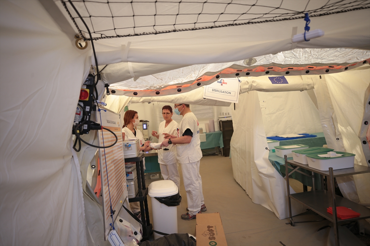 Fransa'nın sahra hastanesi