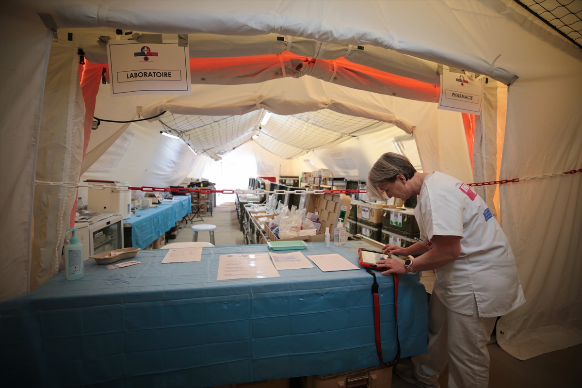 Fransa'nın sahra hastanesi