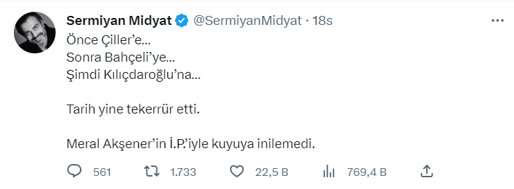 Ünlü isimlerden Meral Akşener'e tepki