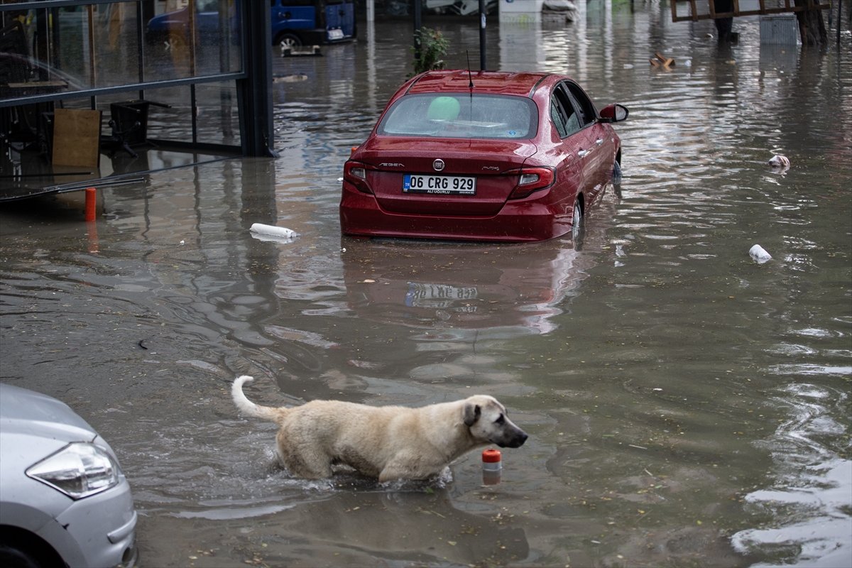 Ankara'yı sel aldı