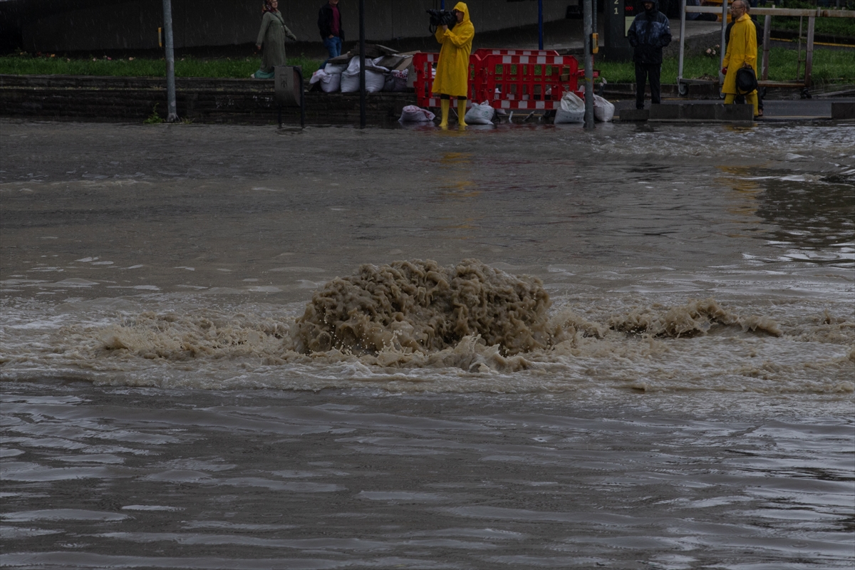 Ankara'yı sel aldı