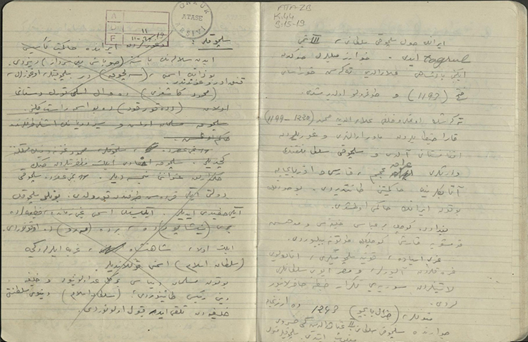 Atatürk'ün özel koleksiyondaki el yazısı notları araştırmaya açıldı