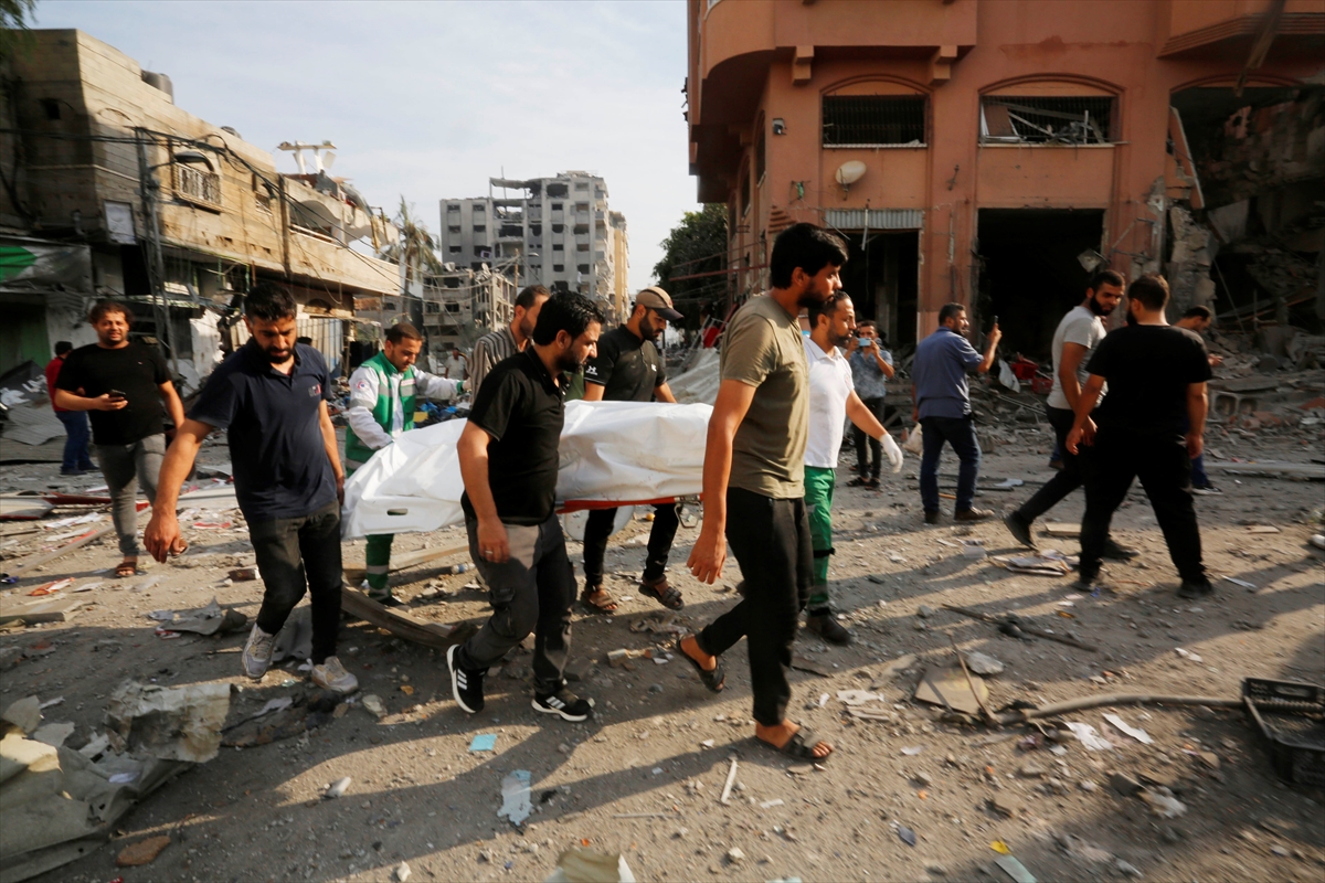 İsrail'in Gazze Şeridi'ne saldırılarında 5'inci gün...