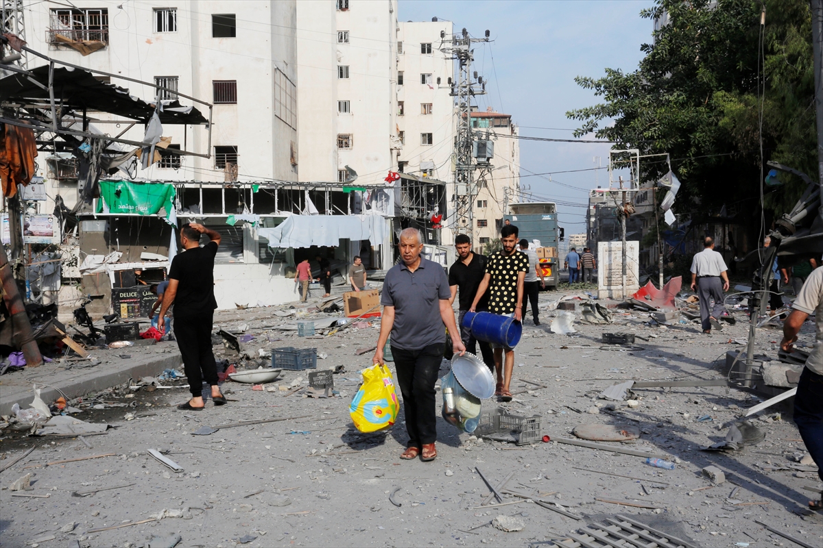 İsrail'in Gazze Şeridi'ne saldırılarında 5'inci gün...