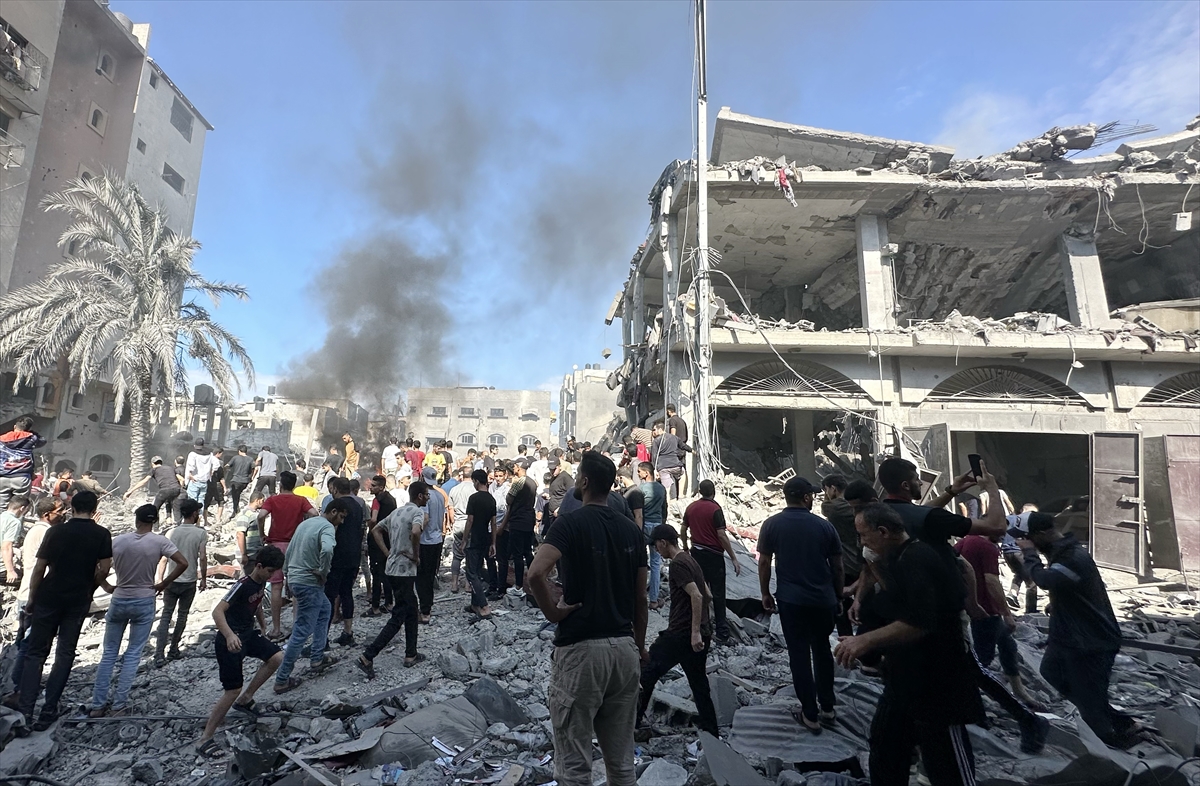 Gazze saldırılarında 12'nci gün: Acının kareleri