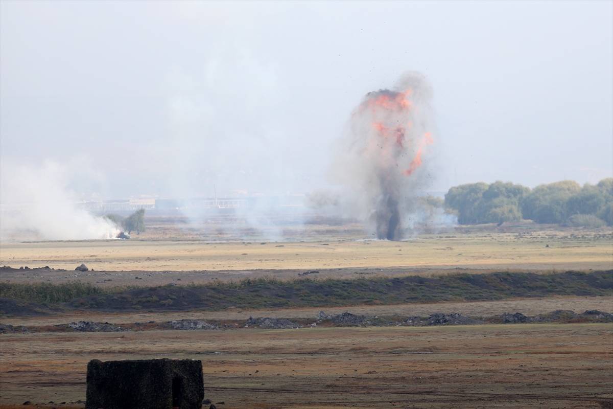 Kayseri'de nefes kesen tatbikat
