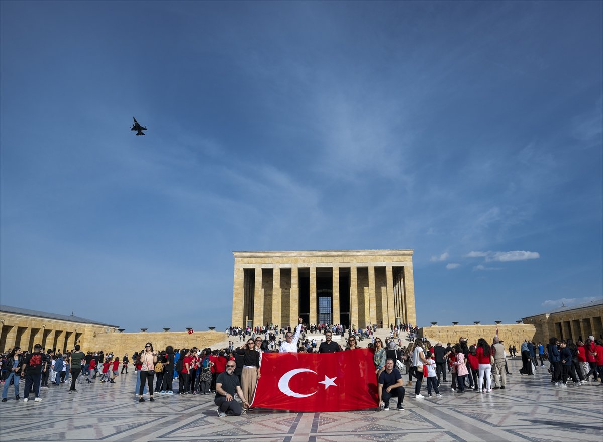SOLOTÜRK, Anıtkabir üzerinde prova uçuşu yaptı