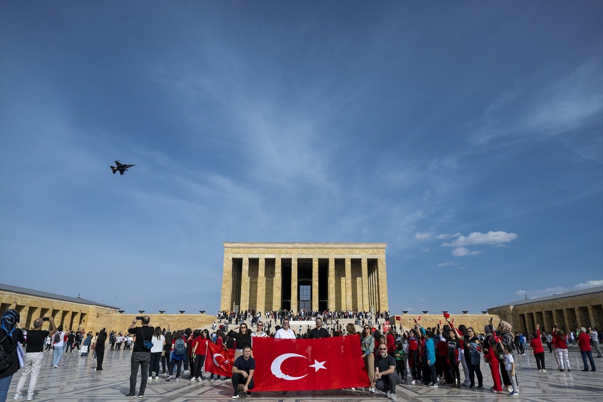 SOLOTÜRK, Anıtkabir üzerinde prova uçuşu yaptı