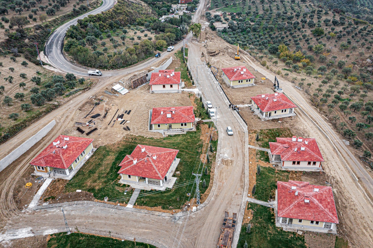 Hatay'ın deprem konutları! Köy evleri kısa sürede yükseldi