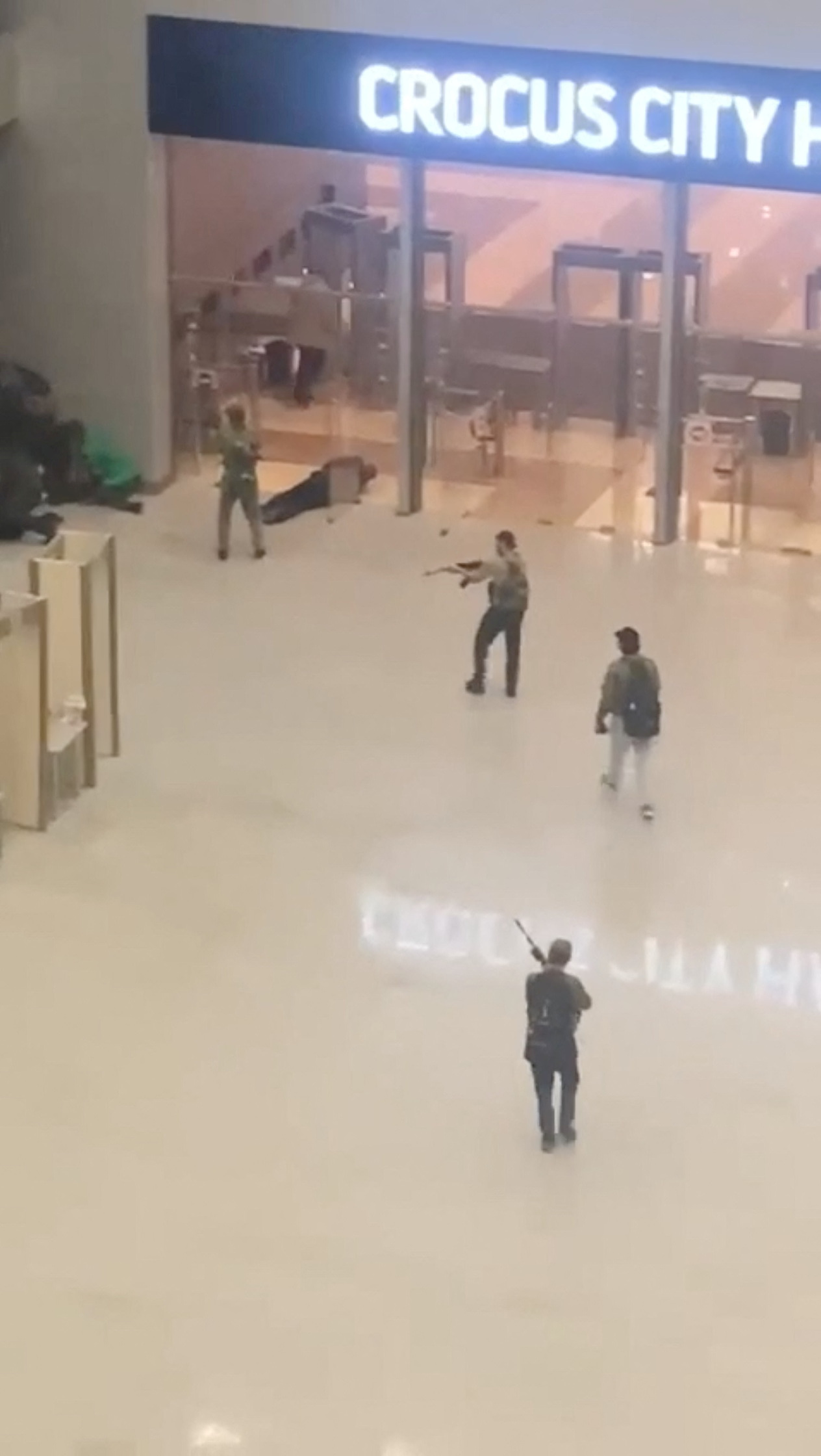 Moskova'daki terör saldırısından geriye kalan kareler...