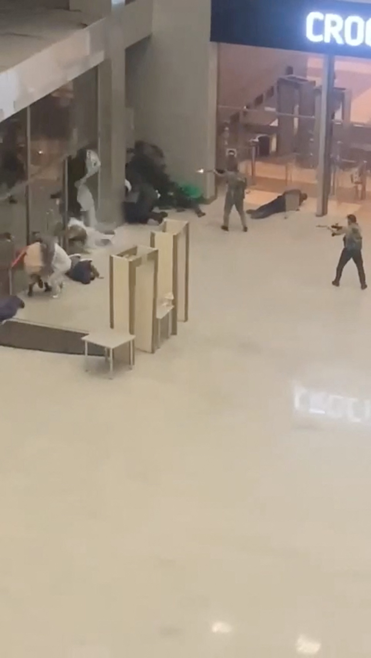 Moskova'daki terör saldırısından geriye kalan kareler...