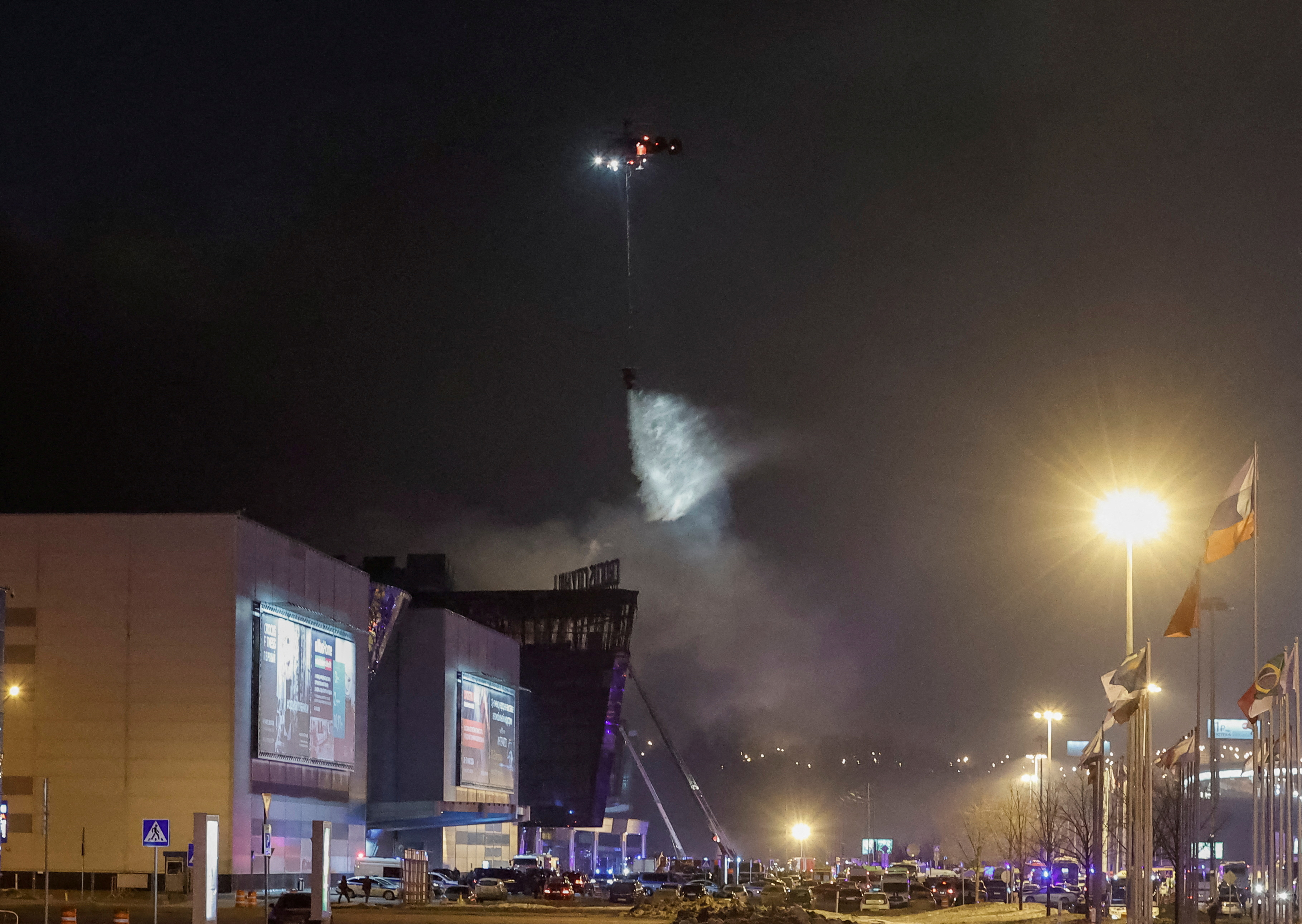 Moskova'daki terör saldırısından geriye kalan kareler...