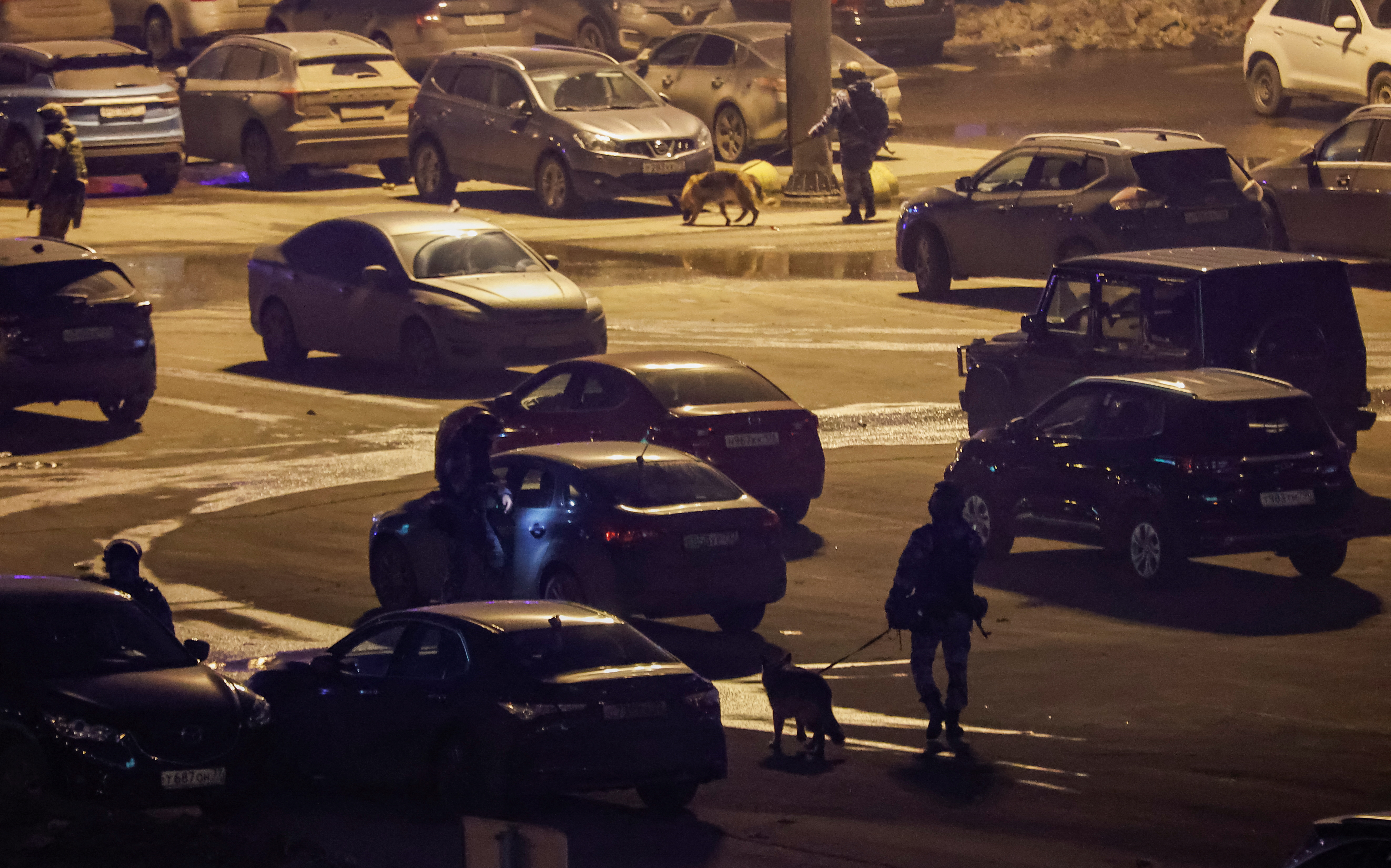 Moskova'daki terör saldırısından geriye kalan kareler...