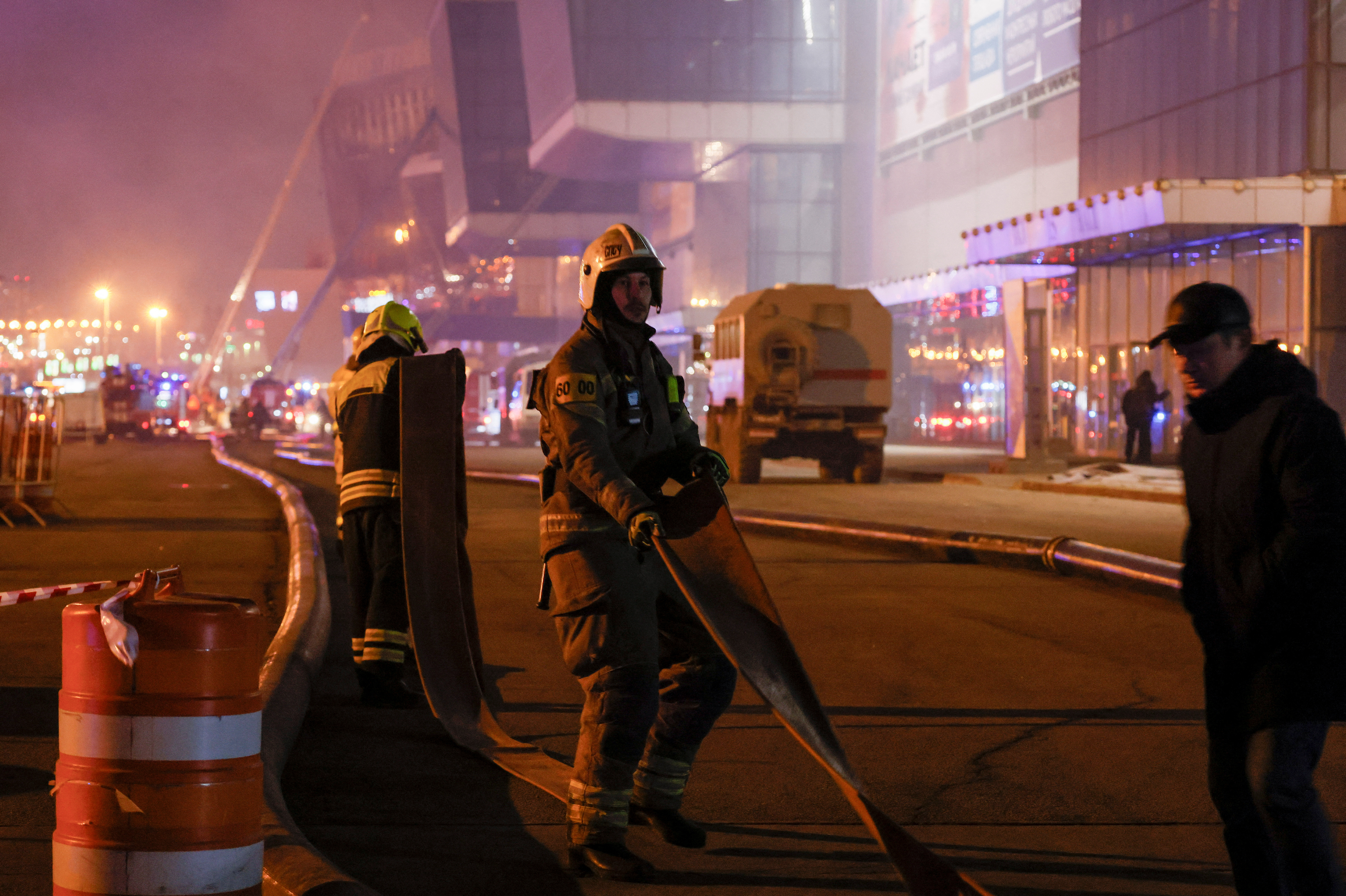Moskova'daki terör saldırısından geriye kalan kareler...