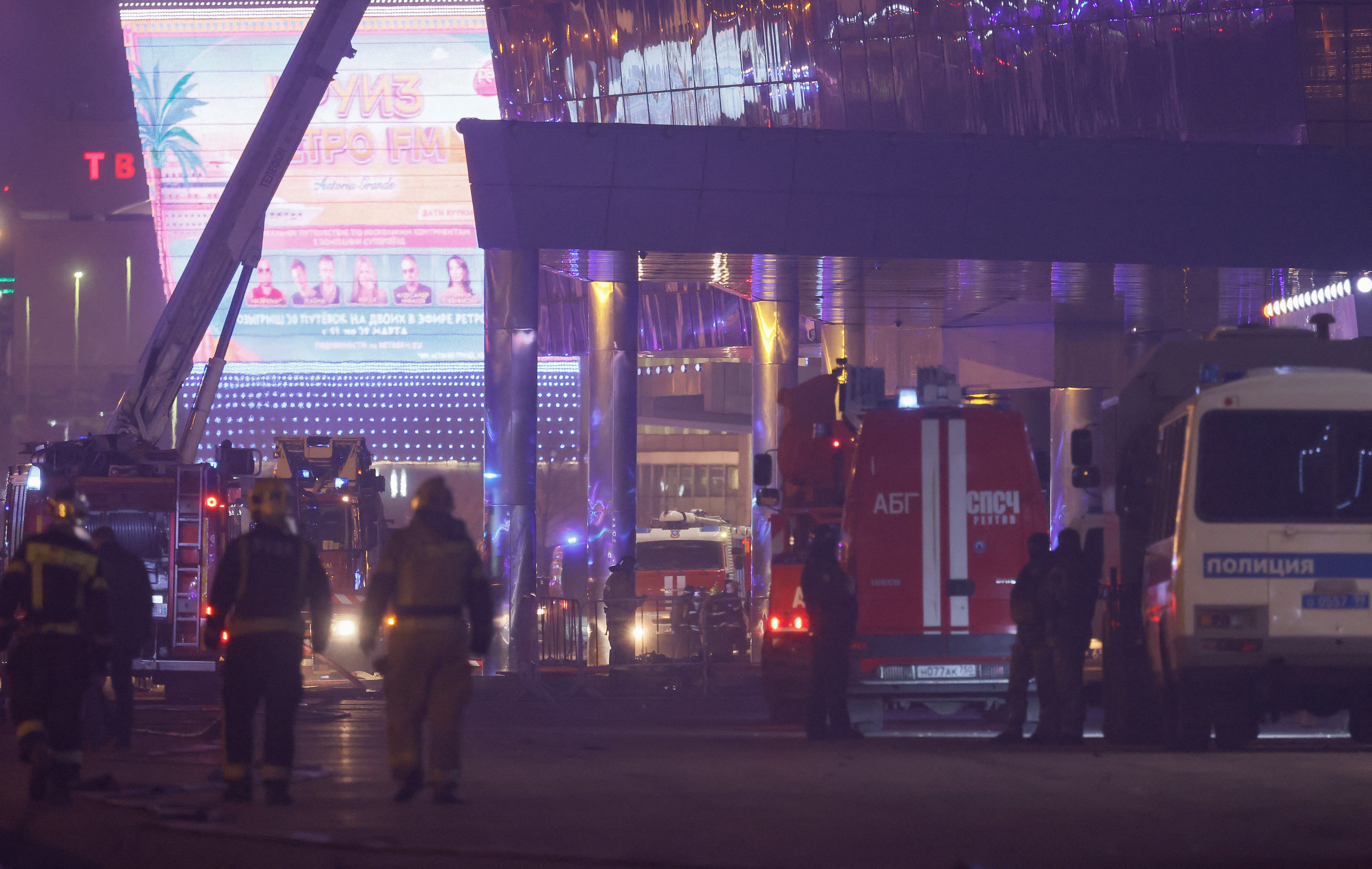 Moskova'daki terör saldırısından geriye kalan kareler...