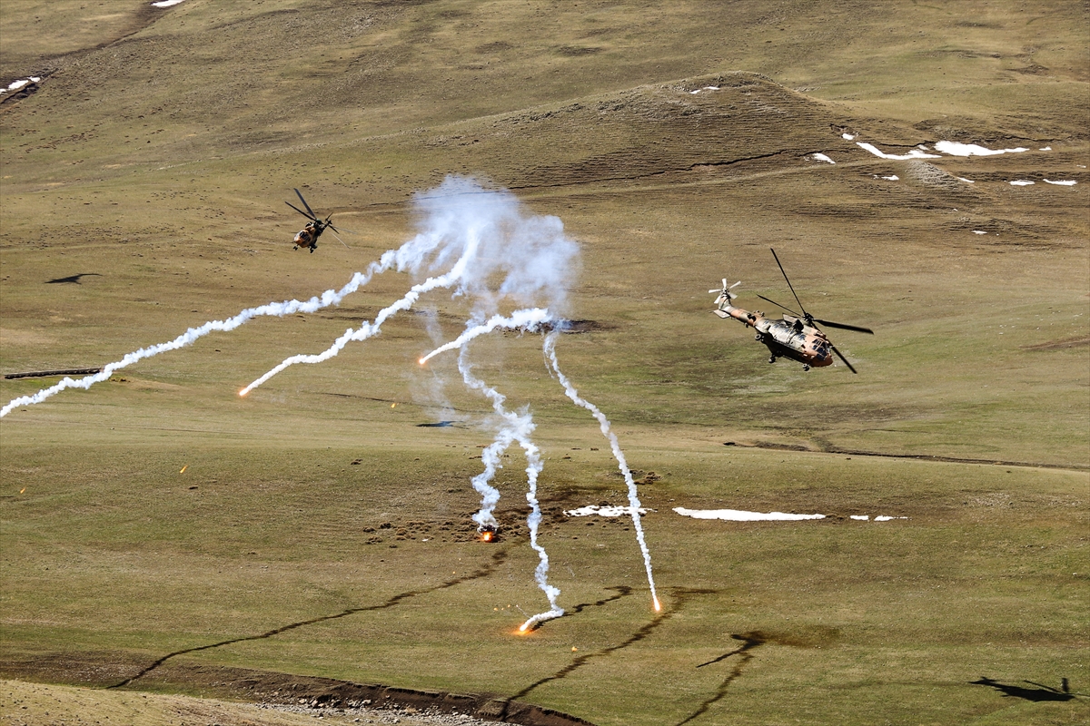 Mehmetçik'in zorlu kış tatbikatı