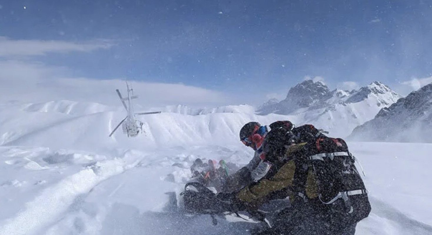 Rize'de heliski heyecanı: Kaçkar Dağları'nda sezon sona erdi