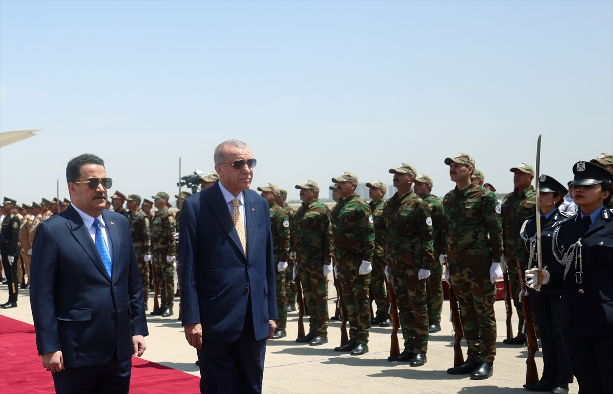 Cumhurbaşkanı Erdoğan'ın 12 yılın ardından Irak ziyaretinden kareler