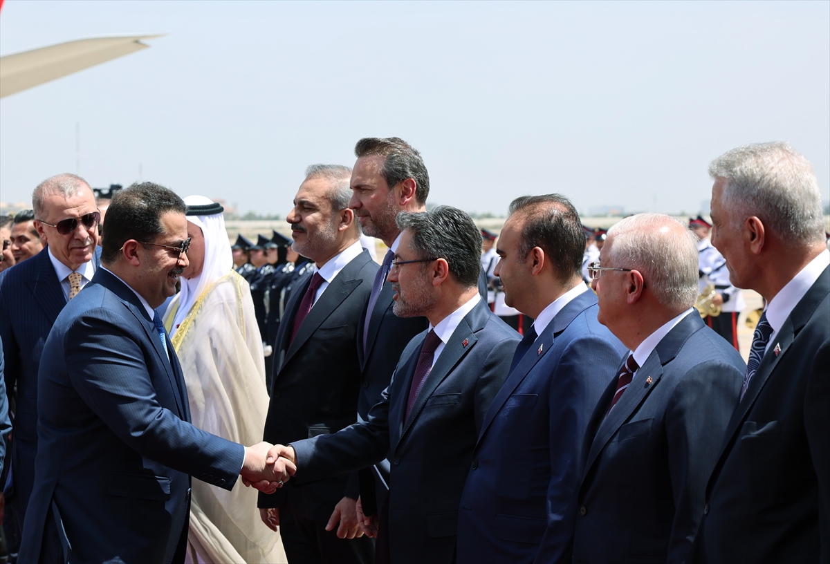 Cumhurbaşkanı Erdoğan'ın 12 yılın ardından Irak ziyaretinden kareler