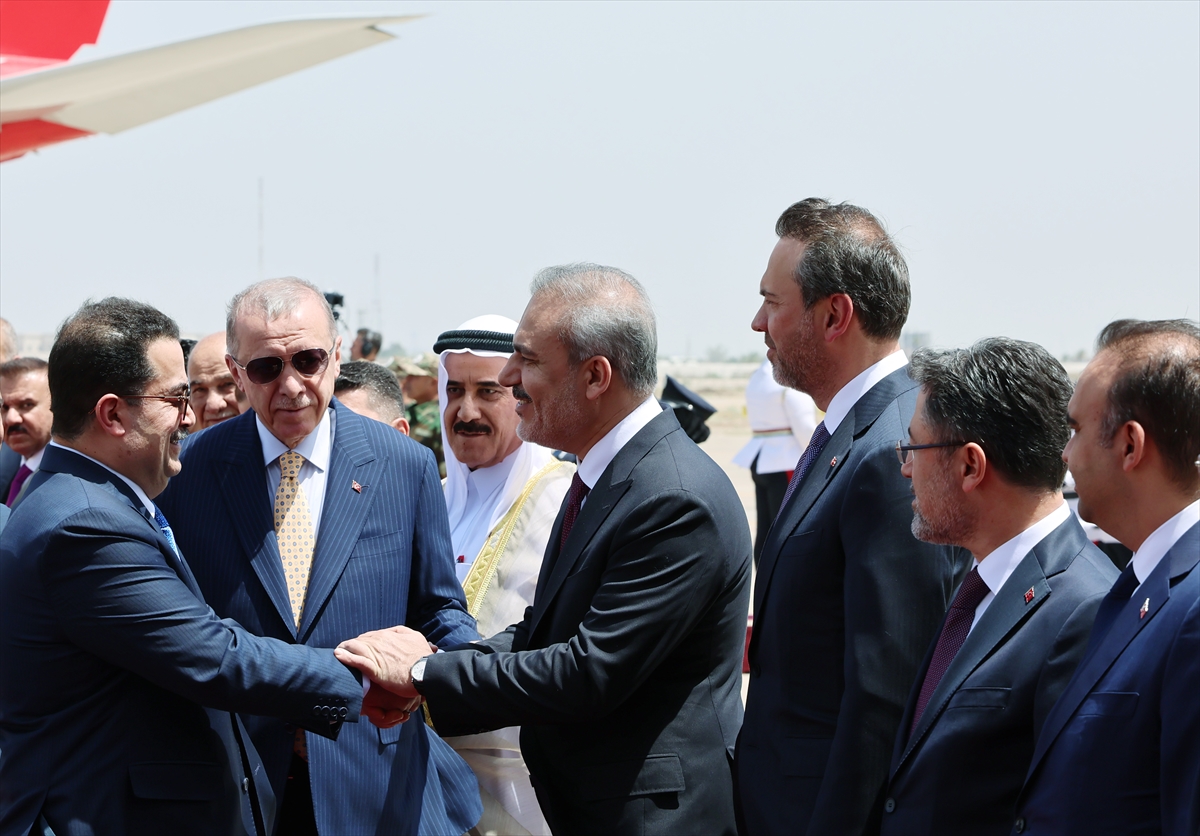 Cumhurbaşkanı Erdoğan'ın 12 yılın ardından Irak ziyaretinden kareler